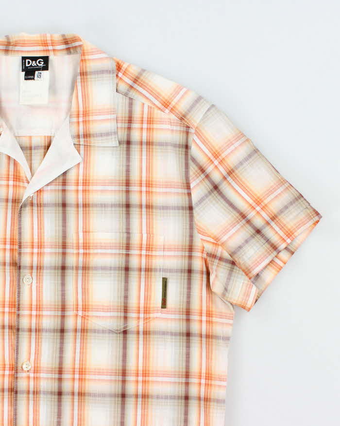 Vintage 2000's Dolce &amp; Gabbana Short Sleeve Button Up Shirt - L