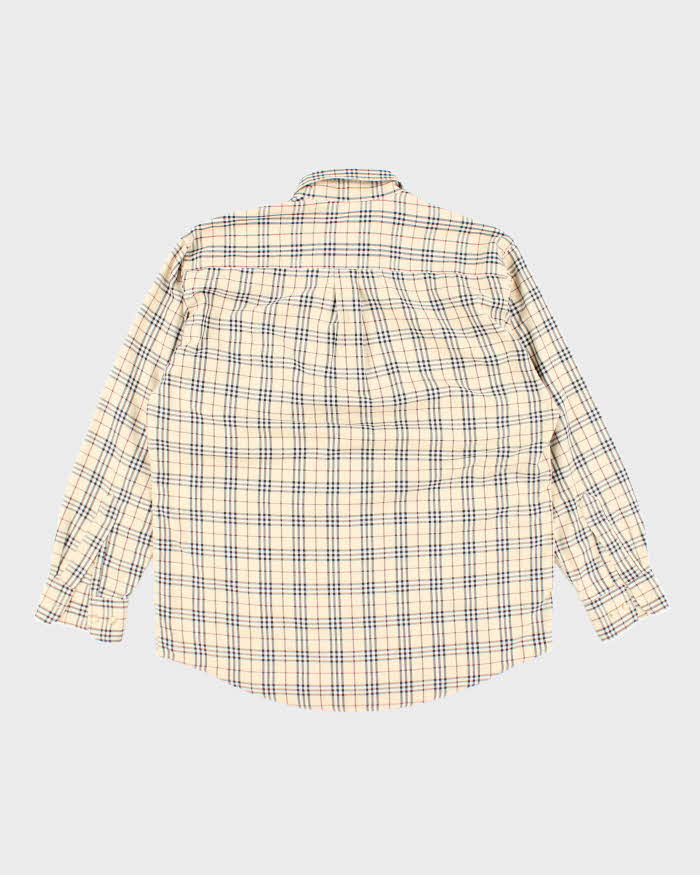 Vintage Burberry Nova Check Long Sleeve Shirt - L