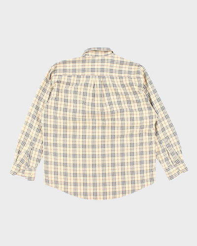 Vintage Burberry Nova Check Long Sleeve Shirt - L