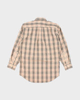 Vintage Burberry Nova Check Long Sleeve Shirt - M