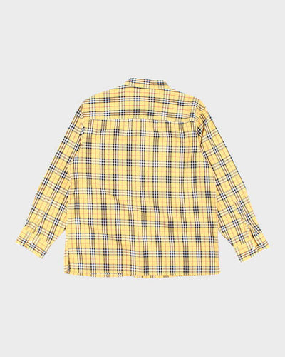 Vintage Burberry Nova Check Long Sleeve Shirt - L