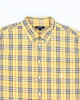Vintage Burberry Nova Check Long Sleeve Shirt - L