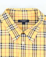 Vintage Burberry Nova Check Long Sleeve Shirt - L