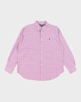 Vintage Ralph Lauren Checked Long Sleeve Shirt - XL