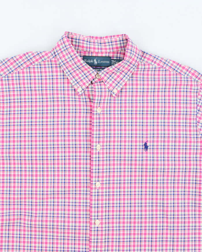 Vintage Ralph Lauren Checked Long Sleeve Shirt - XL