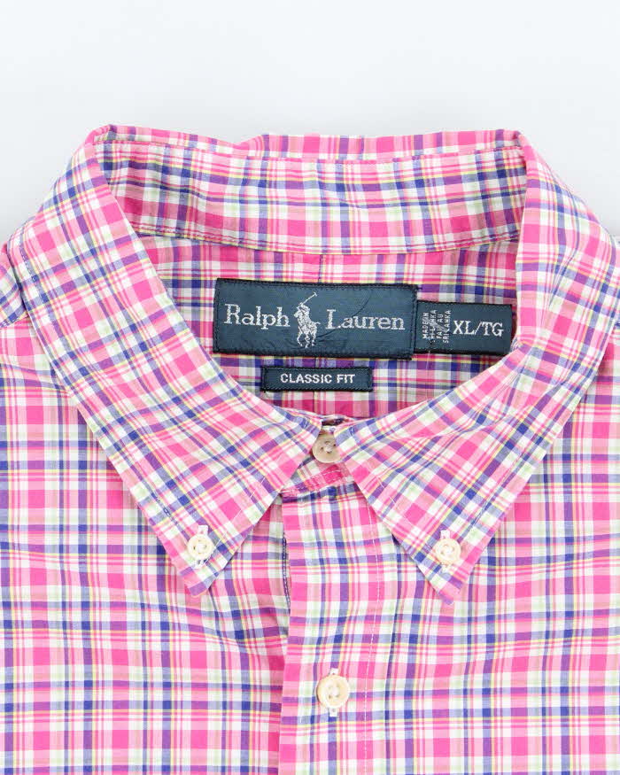 Vintage Ralph Lauren Checked Long Sleeve Shirt - XL