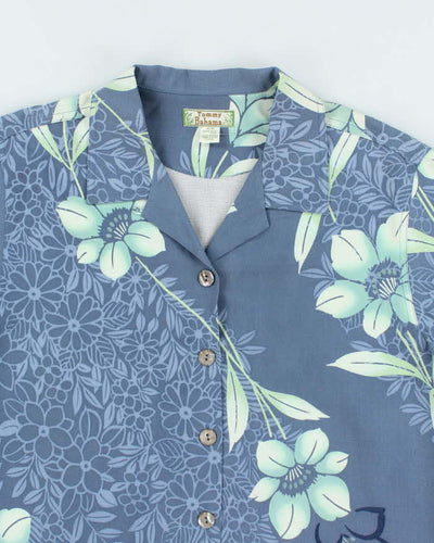 Vintage 2000's Tommy Bahama Floral Print Hawaiian Shirt - M