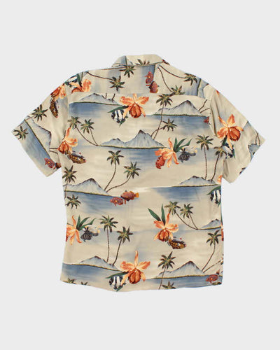 Vintage 2000's Pierre Cardin All Over Print Hawaiian Shirt - M