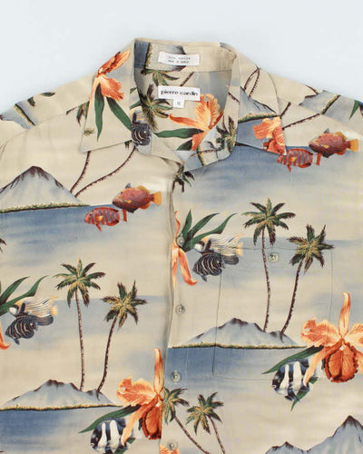 Vintage 2000's Pierre Cardin All Over Print Hawaiian Shirt - M