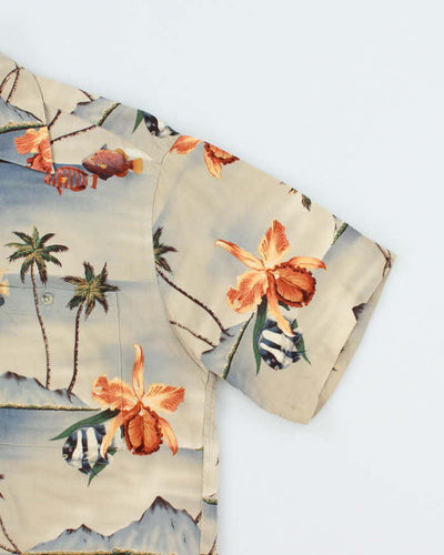 Vintage 2000's Pierre Cardin All Over Print Hawaiian Shirt - M