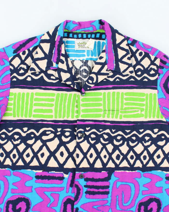 Vintage 70s Malihini Hawaiian Shirt - L