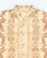 Vintage Tommy Bahama Pattern Silk Shirt - XL