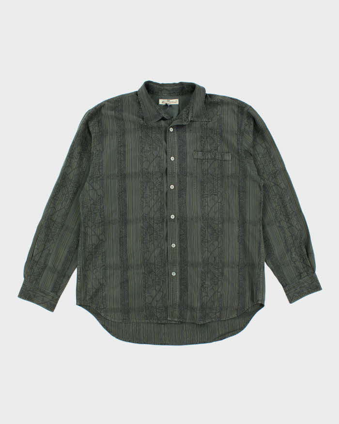 Vintage Tommy Bahama Long Sleeve Silk Shirt - XL