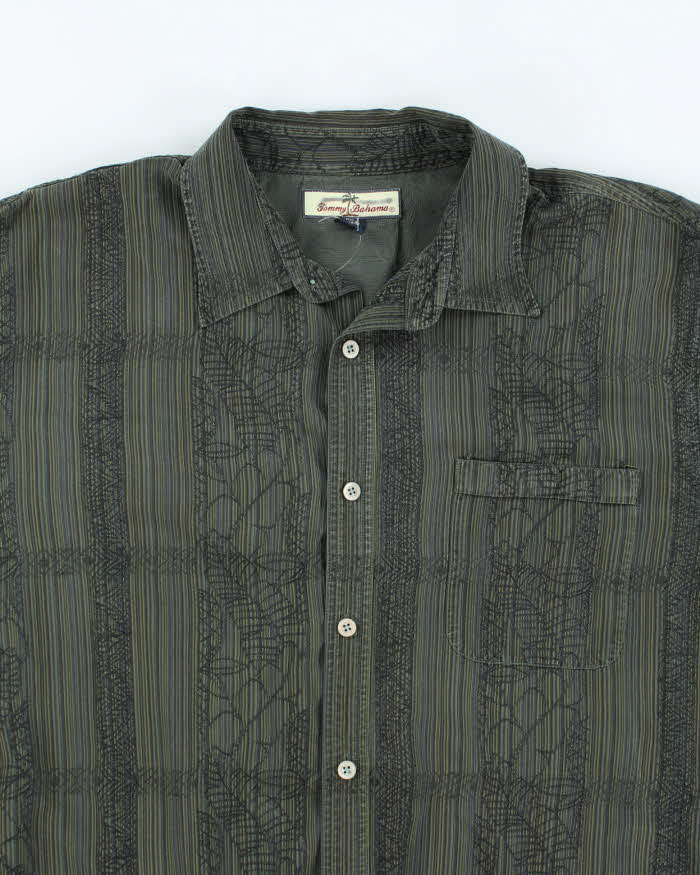 Vintage Tommy Bahama Long Sleeve Silk Shirt - XL