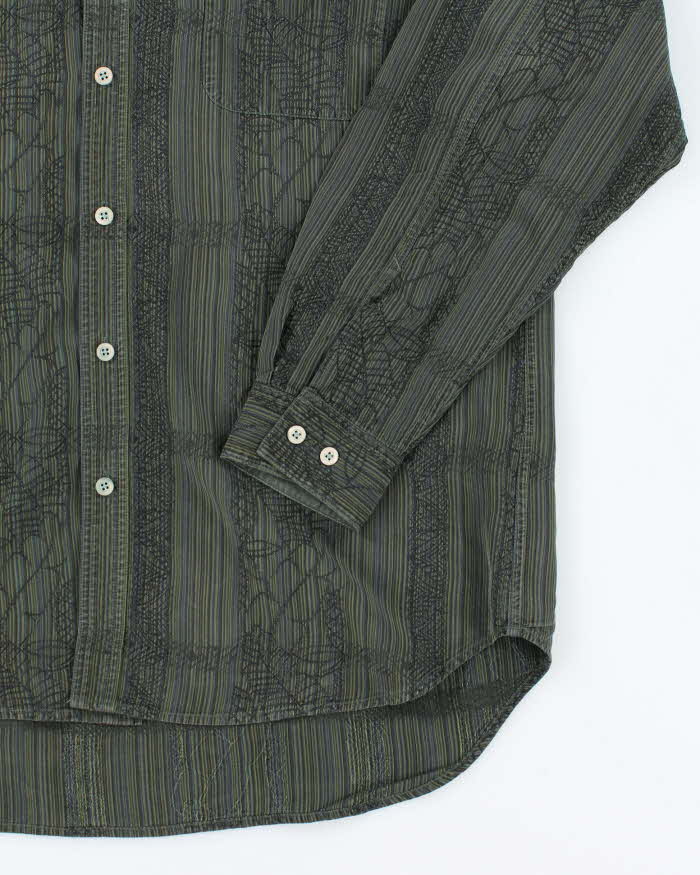 Vintage Tommy Bahama Long Sleeve Silk Shirt - XL