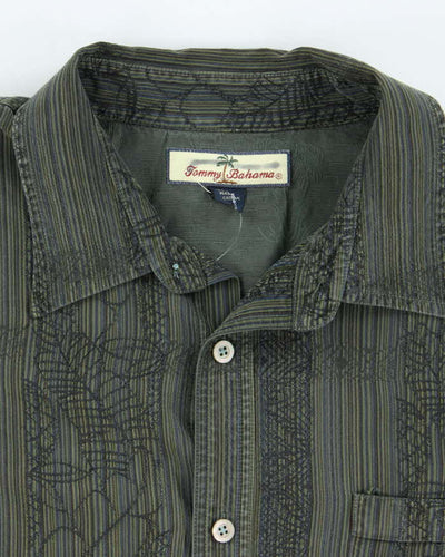 Vintage Tommy Bahama Long Sleeve Silk Shirt - XL