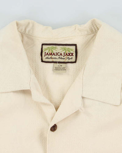 Vintage Jamaica Jaxx Hawaiian Silk Shirt - L