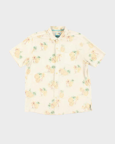 Vintage 2000's Tommy Bahama Pineapple All Over Print Hawaiian Shirt - M