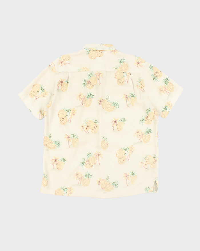 Vintage 2000's Tommy Bahama Pineapple All Over Print Hawaiian Shirt - M