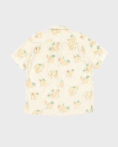Vintage 2000's Tommy Bahama Pineapple All Over Print Hawaiian Shirt - M