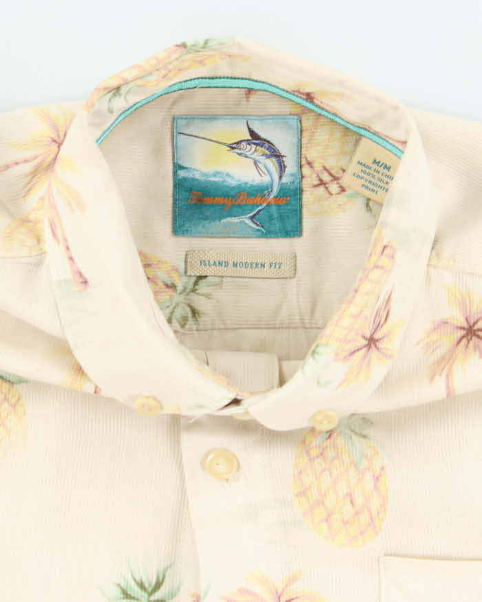 Vintage 2000's Tommy Bahama Pineapple All Over Print Hawaiian Shirt - M