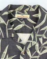 Vintage Tommy Bahama All Over Leaf Print Hawaiian Shirt - L