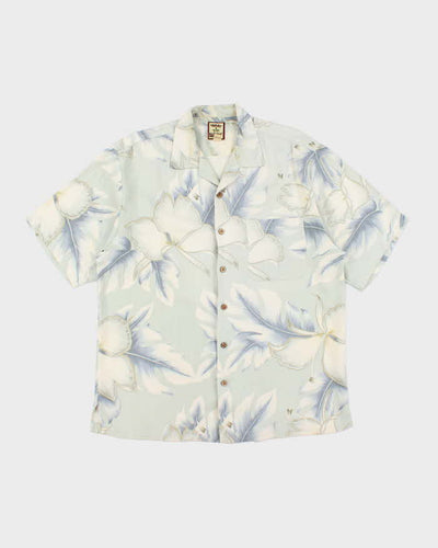 Vintage Tommy Bahama All Over Print Silk Hawaiian Shirt - M