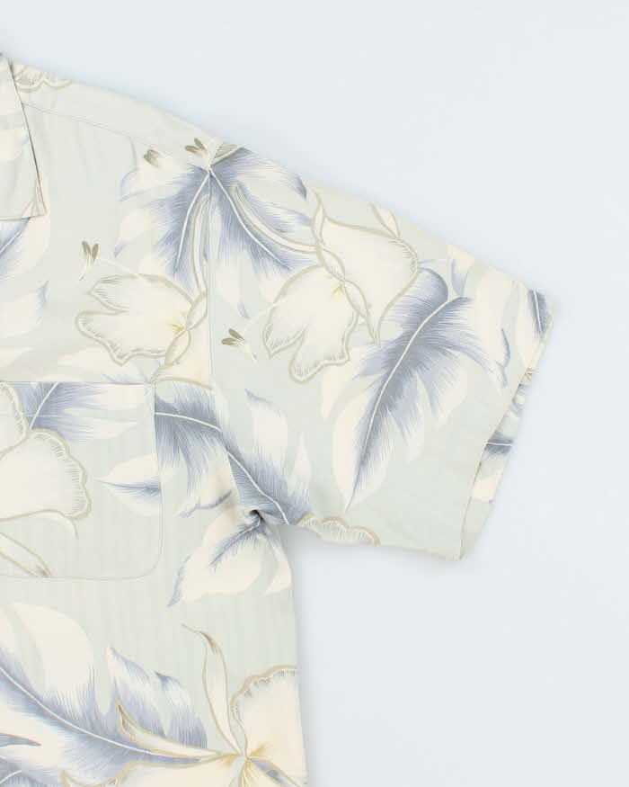 Vintage Tommy Bahama All Over Print Silk Hawaiian Shirt - M