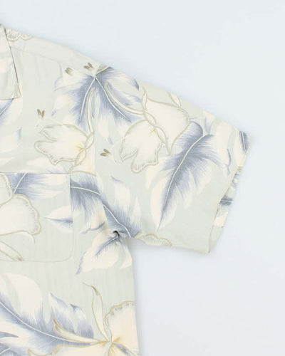 Vintage Tommy Bahama All Over Print Silk Hawaiian Shirt - M
