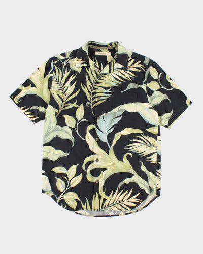 Vintage Tommy Bahama Oversized All Over Print Silk Hawaiian Shirt - S