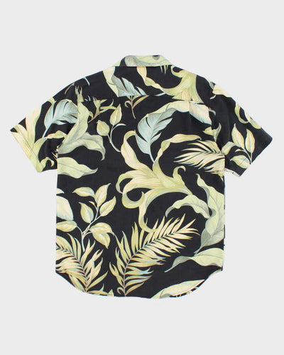 Vintage Tommy Bahama Oversized All Over Print Silk Hawaiian Shirt - S