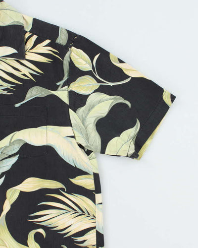 Vintage Tommy Bahama Oversized All Over Print Silk Hawaiian Shirt - S