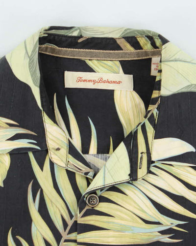 Vintage Tommy Bahama Oversized All Over Print Silk Hawaiian Shirt - S