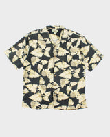 Vintage 90's Tommy Bahama Flower Print Hawaiian Shirt - L