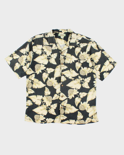 Vintage 90's Tommy Bahama Flower Print Hawaiian Shirt - L