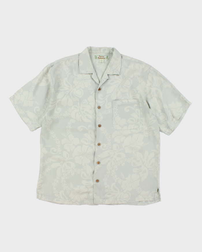 Vintage Tommy Bahama Flower Print Hawaiian Shirt - L
