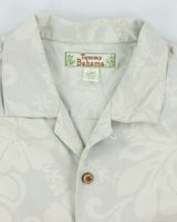 Vintage Tommy Bahama Flower Print Hawaiian Shirt - L
