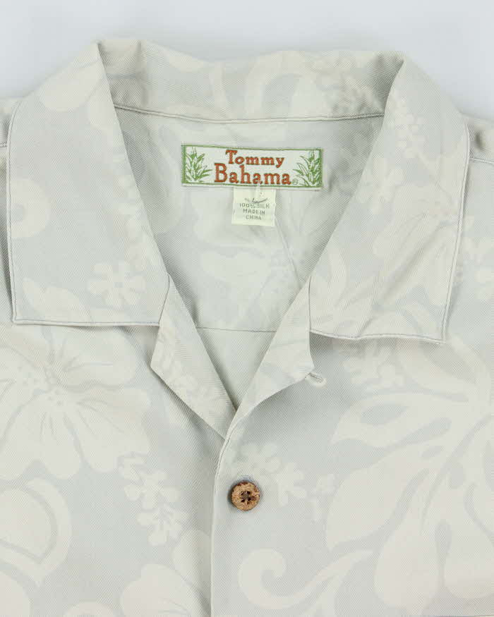 Vintage Tommy Bahama Flower Print Hawaiian Shirt - L