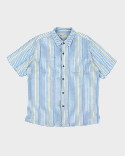 Vintage Tommy Bahama Striped Hawaiian Shirt - L