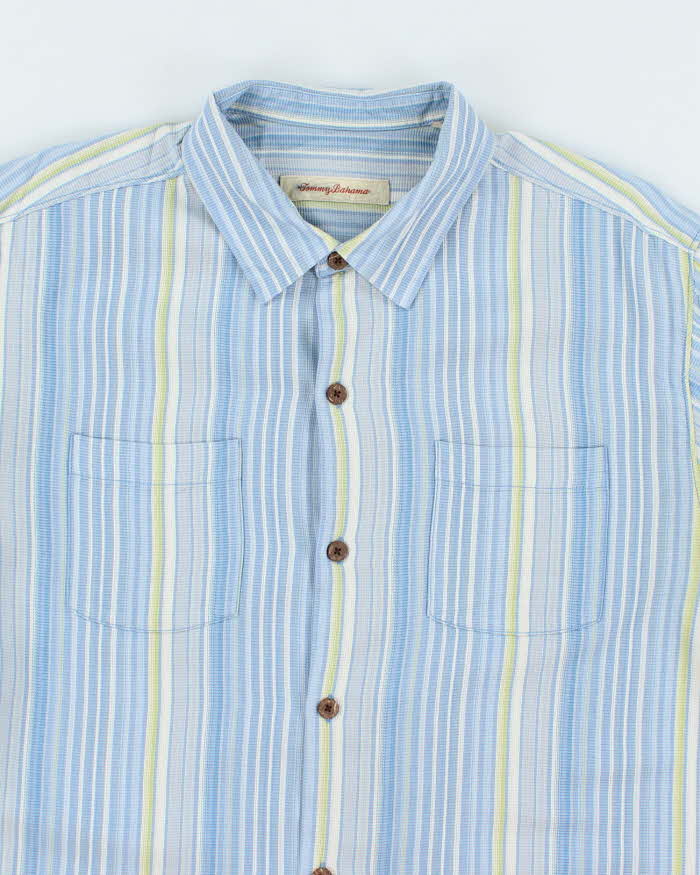 Vintage Tommy Bahama Striped Hawaiian Shirt - L