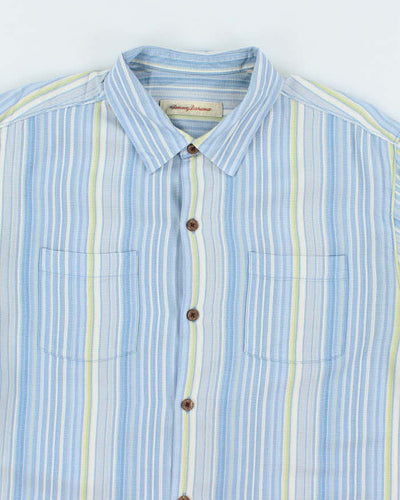 Vintage Tommy Bahama Striped Hawaiian Shirt - L
