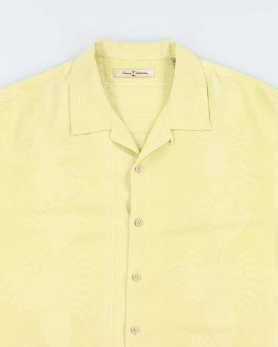 Vintage Tommy Bahama Oversized Embossed Hawaiian Shirt - XL