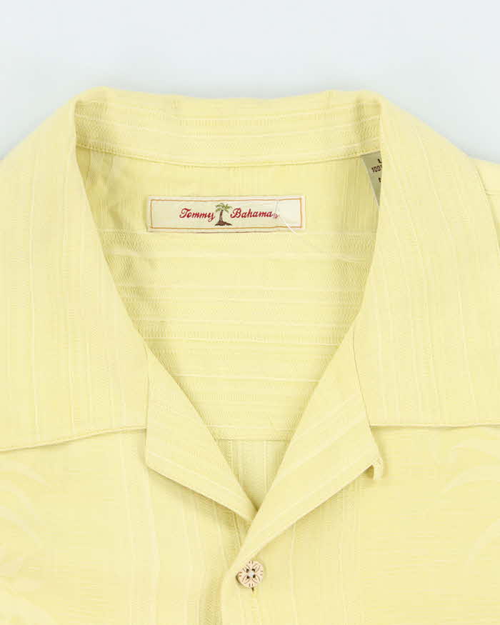Vintage Tommy Bahama Oversized Embossed Hawaiian Shirt - XL