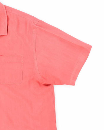 Vintage Tommy Bahama Pink Oversized Silk Shirt - XL