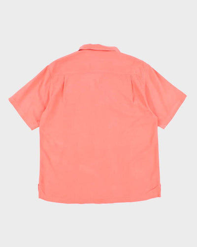 Vintage Tommy Bahama Pink Oversized Silk Shirt - L