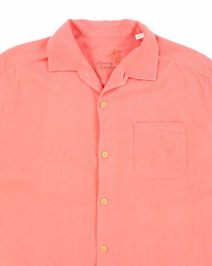 Vintage Tommy Bahama Pink Oversized Silk Shirt - L