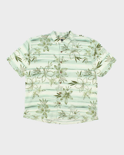 Vintage 90's Tommy Bahama All Over Print Floral Hawaiian Shirt - XL