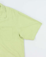 Vintage Tommy Bahama Embossed Striped Hawaiian Shirt - L