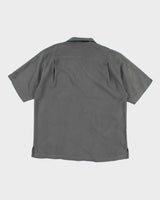 Vintage Tommy Bahama Oversized Grey Silk Hawaiian Shirt - M