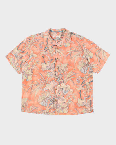 Vintage Tommy Bahama Faded Floral Hawaiian Shirt - XL